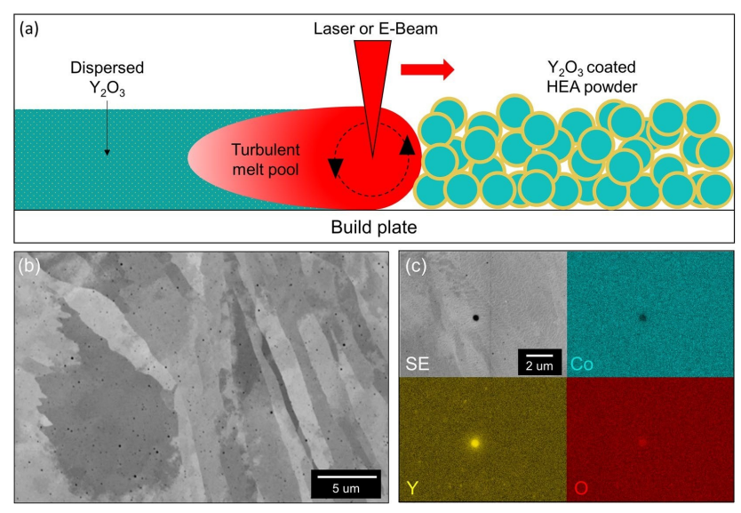 Efficient production of a high-performance dispersion strengthened, multi-principal element alloy(高效生产高性能分散强化多主元素合金)