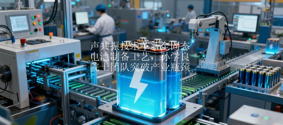 声共振技术革新全固态电池制备工艺，孙学良院士团队突破产业瓶颈